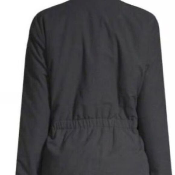 NWT James Perse Black Funnel Neck Jacket Size 1 - Picture 5 of 6